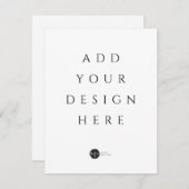 プリントカード/招待状を任意のサイズで 招待状 (正面/裏面)