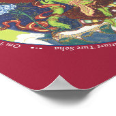 プリントグリーンタラ – マントラ ポスター (角)