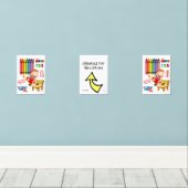 プリントセットエイミングスターズクレヨンが飛行機を操縦 (ウッドフロア)