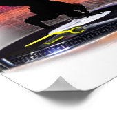 プリントダブル朝食 ポスター (角)