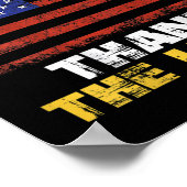 (プリントバック)生きている落ちたメ感謝していンムを名誉に ポスター (角)