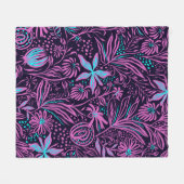 プリントパターンシートスケッチ フリースブランケット (正面(横))