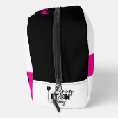 プリントパーソナライズされたカットシューダーツバッグ ドップキット (右)