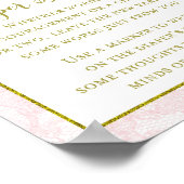 プリントピンクスワン赤ちゃんシャワーゲームポスター ポスター (角)