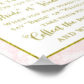 プリントピンクスワン ブライダルシャワーゲーム ポスター (角)