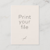 プリントファイル:トレーディングカード2.5 x 3.5インチ コーリングカード (正面)