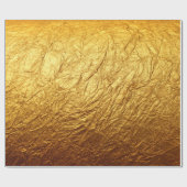 プリントフェイクゴールドフォイルモダンウェディングパーティー ラッピングペーパー (フラット)