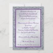 プリントボウスノーフレークホリデーパーティ招待状 招待状 (裏面)