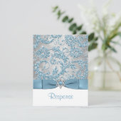 プリントボウ-ウィンターワンダーランドバルミツワーRSVP 2 出欠カード (スタンド正面)