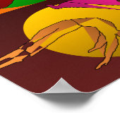 プリントポスターcapeiraゲームサンセット ポスター (角)