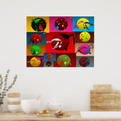 プリントポスターcapeiraゲームサンセット ポスター (キッチン)