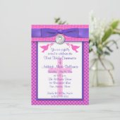 プリントリボンファーストホリーコミュニオン招待状 招待状 (スタンド正面)