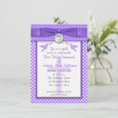 プリントリボン第1聖餐式招待状 招待状 (スタンド正面)