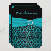 プリントリボン25周年記念招待状 招待状 (正面/裏面)