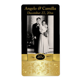 プリントリボン50周年記念フォトワインラベル ラベル