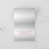 プリントリボン 赤 銀 黒 サンクスカードII サンキューカード (内部)