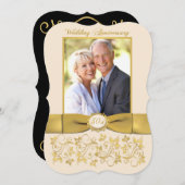 プリントリボン　50周年招待状2 招待状 (正面/裏面)