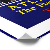 プリントレトロヴィンテージイメージトラベルアトランティックシティ ポスター (角)