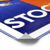 プリントレトロヴィンテージイメージトラベルストックホルム ポスター (角)