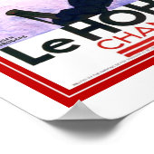 プリントレトロヴィンテージイメージトラベルホワルトスキー ポスター (角)