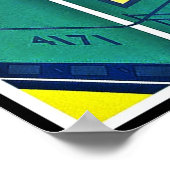 プリントレトロヴィンテージイメージトラベルボストンメインシップ ポスター (角)