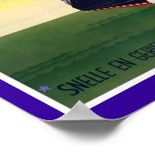 プリントレトロヴィンテージ画像トラベルオーステンデドーバー ポスター (角)