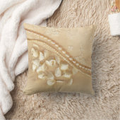 プリントレース真珠の装飾装飾用クッション クッション (ブランケット)