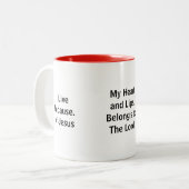 プリント付き11 oz コーヒーカップ (正面左)