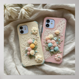 プリント可能なかわいい電話ケースの写真 ポスター