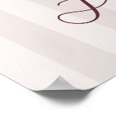 プリント可能なボンジュールベベベビーブシャワーウェルカムサイン ポスター (角)