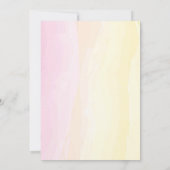 プリント可能なユニコーンの誕生日パーティーの招待状 招待状 (裏面)