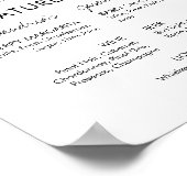 プリント可能な結婚式の看板 シグネチャードリンク バー メニュー ポスター (角)