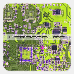 プリント回路アセンブリPCBイエロー回路基板 スクエアシール