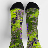 プリント回路アセンブリPCBイエロー回路基板 ソックス (上部)