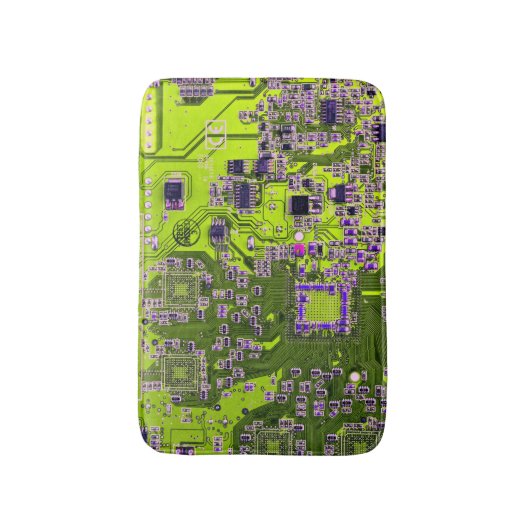 プリント回路アセンブリPCBイエロー回路基板 バスマット (正面縦)