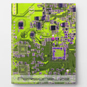 プリント回路アセンブリPCBイエロー回路基板 フォトプラーク (正面)