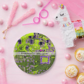 プリント回路アセンブリPCBイエロー回路基板 ペーパープレート (パーティー)