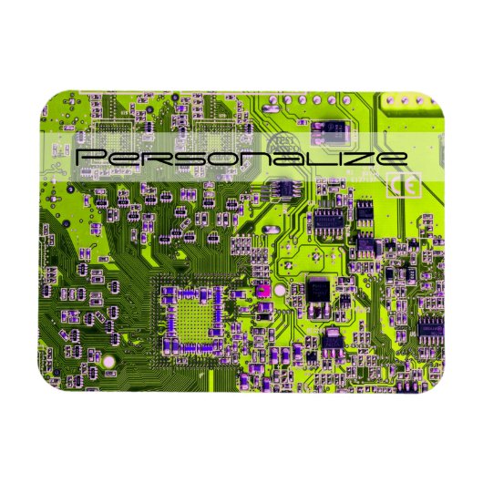 プリント回路アセンブリPCBイエロー回路基板 マグネット (横)