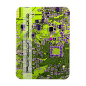 プリント回路アセンブリPCBイエロー回路基板 マグネット (縦)