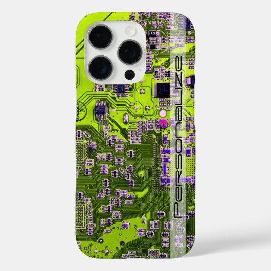 プリント回路アセンブリPCBイエロー回路基板 Case-Mate iPhoneケース (裏面)