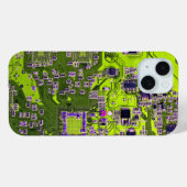 プリント回路アセンブリPCBイエロー回路基板 Case-Mate iPhoneケース (裏面 (横))