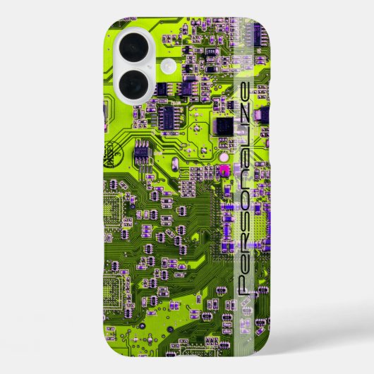 プリント回路アセンブリPCBイエロー回路基板 Case-Mate iPhoneケース (裏面)