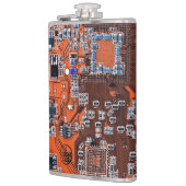 プリント回路アセンブリPCBオレンジ回路基板 フラスク (左)