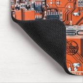 プリント回路アセンブリPCBオレンジ回路基板 マウスパッド (コーナー)