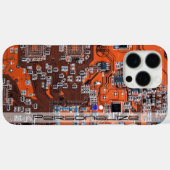 プリント回路アセンブリPCBオレンジ回路基板 Case-Mate iPhoneケース (裏面 (横))