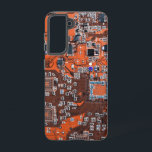 プリント回路アセンブリPCBオレンジ回路基板 SAMSUNG GALAXY S21ケース<br><div class="desc">PCB回路基板のギフトギークまたはおたくのためのギフト。私たち全員のコンピュータおたくまたはギークのための1つ。このプリント回路アセンブリPCB電子回路基板でおたくをギークする。これは、プリント回路アセンブリPCBまたは電子回路基板のクローズアップ写真である。</div>