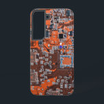 プリント回路アセンブリPCBオレンジ回路基板 SAMSUNG GALAXY S22ケース<br><div class="desc">PCB回路基板のギフトギークまたはおたくのためのギフト。私たち全員のコンピュータおたくまたはギークのための1つ。このプリント回路アセンブリPCB電子回路基板でおたくをギークする。これは、プリント回路アセンブリPCBまたは電子回路基板のクローズアップ写真である。</div>