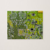プリント回路アセンブリPCBグリーン回路基板2 ジグソーパズル (横)