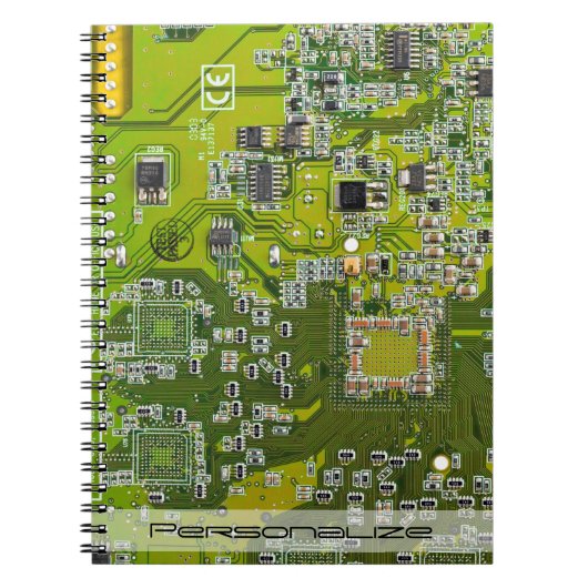 プリント回路アセンブリPCBグリーン回路基板2 ノートブック (正面)