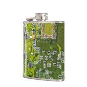 プリント回路アセンブリPCBグリーン回路基板2 フラスク (左)
